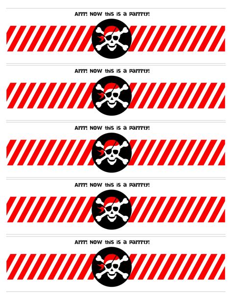 Pirate Party Printables Free